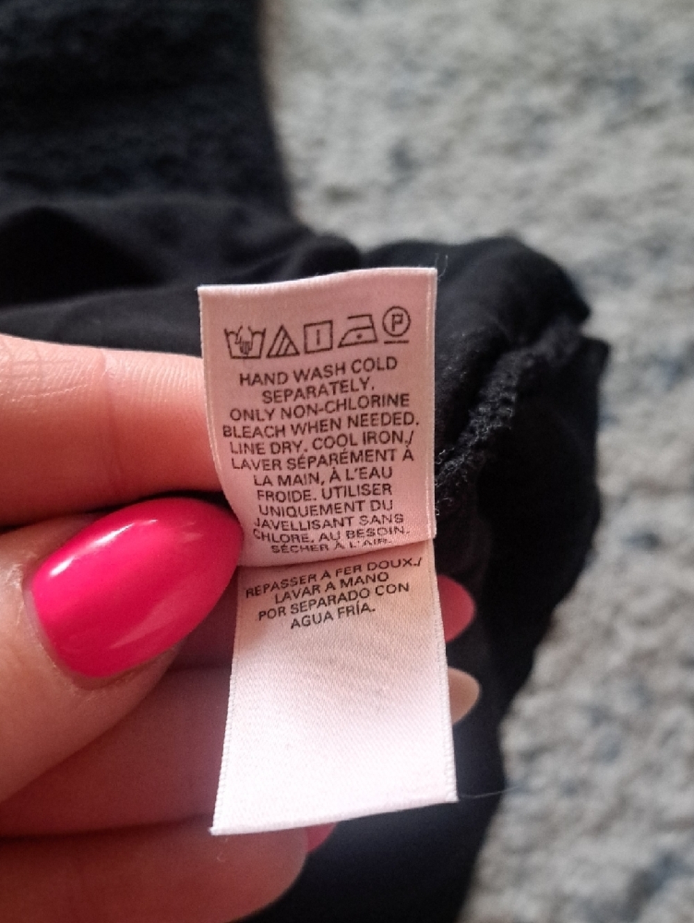 Victoria's Secret Black Crochet Side Mini Dress Or Swim Cover Up Low Cut V Neck - Picture 5 of 6